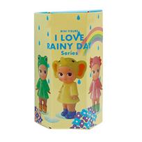 I Love Rainy Day Series Mini Blind Box Model Cute Cartoon Doll Collectible Toy For Desktop Decoration Gift Durable
