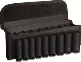 Bosch ilgų smūginių lizdų rinkinys PRO Impact 3/8" 7-19 mm 9 dalių