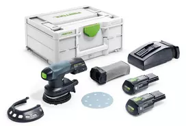 Festool akumuliatorinis ir tinklo maitinimo ekscentrinis šlifuoklis ETSC 125 3,0 I-Plus