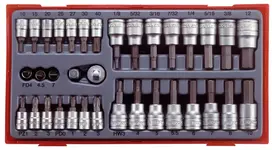 Galvutinių antgalių komplektas Teng Tools TTBS35, 35 dalių