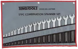 Kilpinių raktų rinkinys Teng Tools 6517MM 6-22 mm, 17 dalių