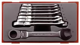 Teng Tools kilpinių veržliarakčių rinkinys TT6508RF 8 dalių