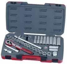 Teng Tools lizdų raktų komplektas M1234 1/2" 34 dalių