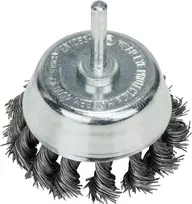 Puodelio šepetys grąžtui Bosch 65 mm, pintas 0,5 mm viela