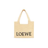 Loewe Font Medium Tote Bag Natural Women Tote_bags Cream A685B61X05-2123 Basic Set (Bag+Dust Bag)