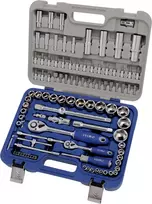 Raketų raktų rinkinys Irimo 1/4" ir 1/2", 101 dalis