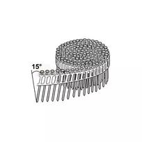 Essve ritininiai vinys su plastikiniu sujungimu šukos vinys 2,5 x 65 mm 15° 1750 vnt.