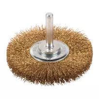Milwaukee diskinis šepetys su banguotu žalvario viela 70 x 12 x 0,2 mm, su 6 mm kotu 3 vnt