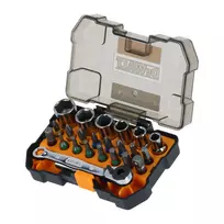 DeWalt antgalių rinkinys su mini terkšle McLaren F1 Team Special Edition 24 dalių