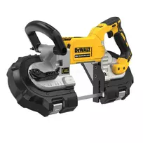 DeWalt akumuliatorinis juostinis pjūklas 18V XR DCS374N, be akumuliatoriaus ir įkroviklio