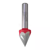 Milwaukee lazerinis frezas 12,7 x 11 x 57,2 mm 60°, 8 mm su kotu