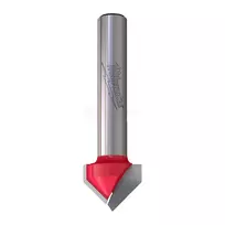 Milwaukee V-griovio freza 16 x 12,7/8 x 52,8 mm 90°, 8 mm kotu