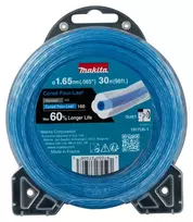 Makita žoliapjovės valas 1,65 mm x 30 m, kryžiaus formos, su šerdimi