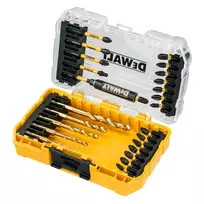 DeWalt 25-vienetų FLEXTORQ rinkinys gręžtuvui.