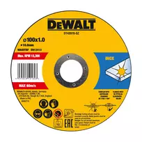 DeWalt INOX pjūklų diskai 100 X 1.0 X 16MM (10 vnt)