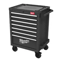 Milwaukee įrankių vežimėlis 971 x 741 x 520 mm, su 7 stalčiais, pilkas