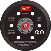 Milwaukee šlifavimo padas 150 mm M12 FROS, kietas, slėgiui jautrūs klijai (PSA)