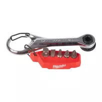 Milwaukee mini terkšlės komplektas 1/4" 7in1