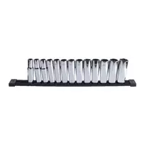 Milwaukee ilgų 12-kampų galvučių komplektas 1/2" 12-24 mm, 13 dalių