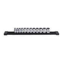 Milwaukee 12-kampio lizdų komplektas 3/8" 8-19 mm, 12 dalių