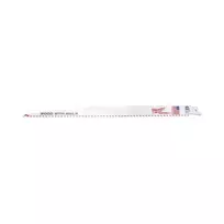 Milwaukee galinio pjūklo Sawzall Thin Kerf 300 mm 5 TPI, su vinimis medienai 5 vnt.
