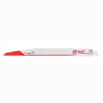 Milwaukee galinio pjūklo ašmenys AX 300 mm 5 TPI, medienai su vinimis, 5 vnt.