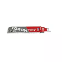 Milwaukee galinio pjūklo ašmenys Torch 150 mm 10 TPI, su karbidiniais dantimis, ketaus/nerūdijančio plieno