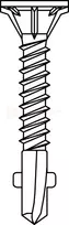 SENCO medvaržtis metalui 4,2 x 30 mm, juostoje, Weatherex II, D25, Flymo 1000 vnt.
