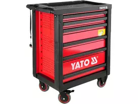 YATO ant ratukų įrankių vežimėlis su 6 stalčiais