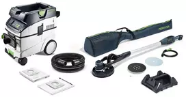 Festool teleskopinis šlifuoklis PLANEX LHS-E 225 ir dulkių siurblys CTM 36-Set 578418