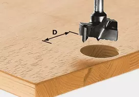 Festool vyrių vietos freza HW S8 D30