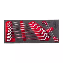 Milwaukee kilpinių raktų komplektas 6-23 mm, 9 dalių