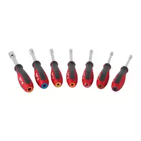 Milwaukee atsuktuvas HollowCore Magnetic HEX komplektas 5-13 mm, 7 dalių