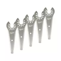 Milwaukee universalaus pjovimo peilis 32 mm hermetiko įleidimui pašalinti, 5 vnt.