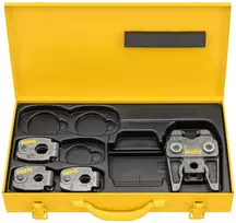 REMS presavimo žiedų komplektas S Set V 15+18+22 + Z8 tarpinis adapteris