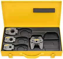 REMS presavimo žiedų komplektas S Set V 15+22+28 + Mini Z8 adapteris