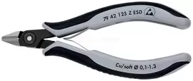 Knipex elektronikos šoninis pjovimo replės 125 mm, ESD