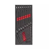 Veržliarakčių rinkinys Milwaukee MAX BITE, įrankių vežimėliui, 8-22 mm, 15 dalių