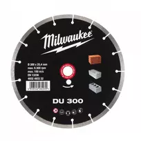 Deimantinis pjovimo diskas Milwaukee DU 300 x 25,4 mm