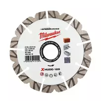Deimantinis pjovimo diskas Milwaukee XHUDD 125 x 22,23 mm
