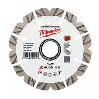 Deimantinis pjovimo diskas Milwaukee XHUDD 115 x 22,23 mm