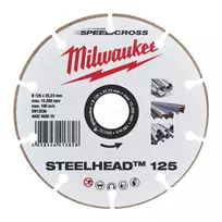 Deimantinis pjovimo diskas Milwaukee STEELHEAD 125 x 22,23 mm