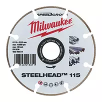 Deimantinis pjovimo diskas Milwaukee STEELHEAD 115 x 22,23 mm