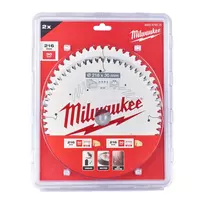 Pjūklo diskų komplektas medienai Milwaukee 216 x 30 mm, 2 dalių