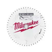 Pjūklo diskas aliuminiui Milwaukee 165 x 20 x 1,6 mm, 52 dantys