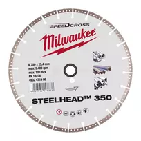 Deimantinis pjovimo diskas Milwaukee STEELHEAD 350 x 25,4 mm