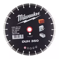 Deimantinis pjovimo diskas Milwaukee DUH 350 x 25,4 mm