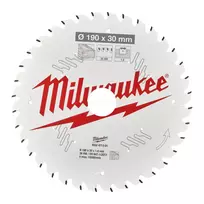 Pjūklo diskas medienai Milwaukee 190 x 30 x 1,6 mm, 36 dantys
