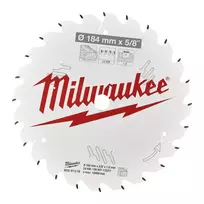 Pjūklo diskas medienai Milwaukee 184 x 15,87 mm, 24 dantys