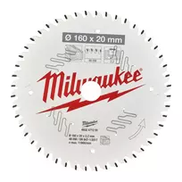 Pjūklo diskas medienai Milwaukee 160 x 20 mm, 48 dantys